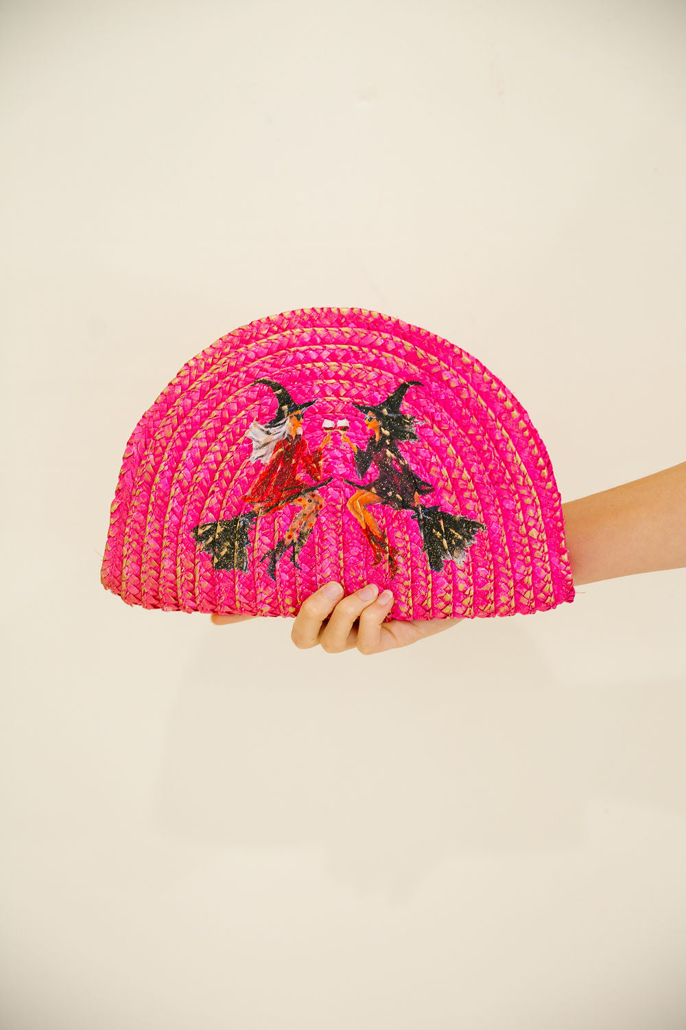 WITCHES NIGHT OUT PINK CLUTCH