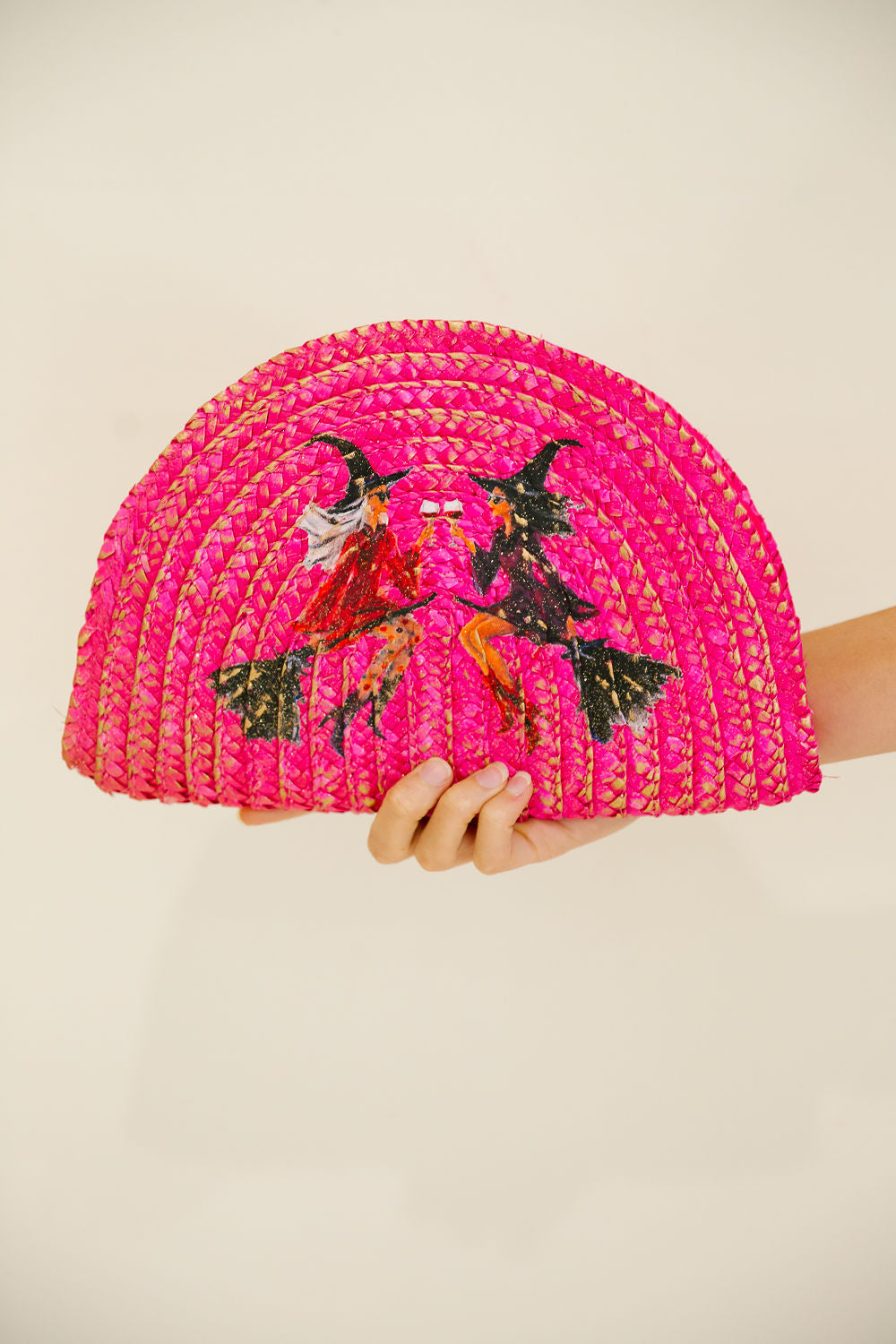 WITCHES NIGHT OUT PINK CLUTCH