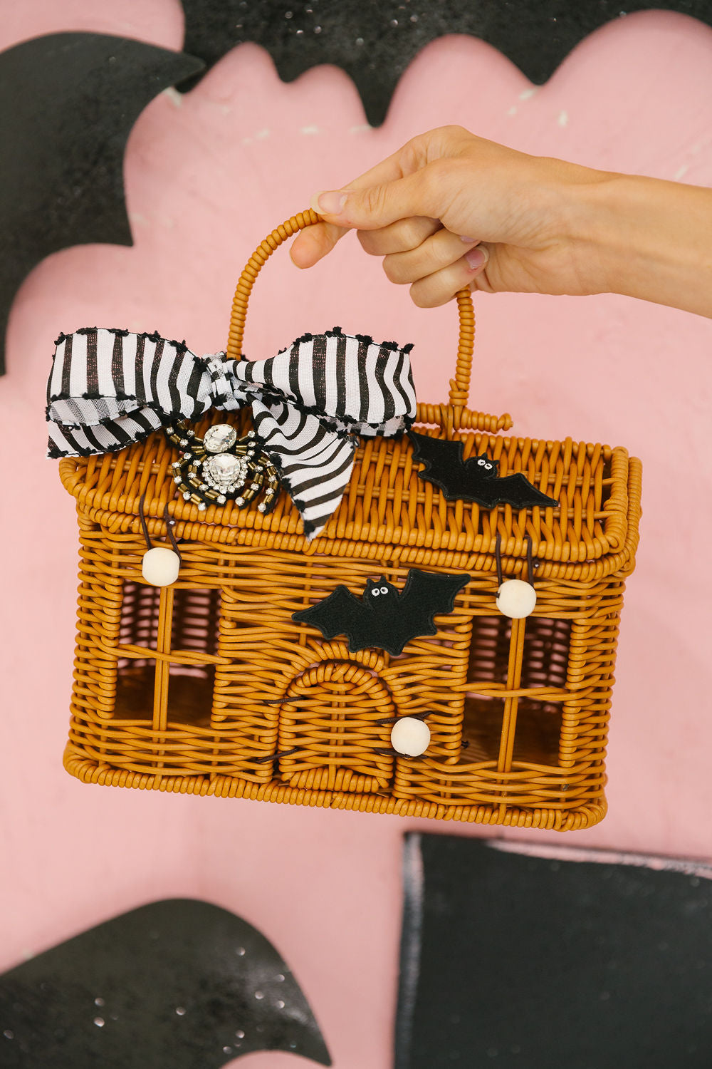 WICKED WICKER HANDBAG