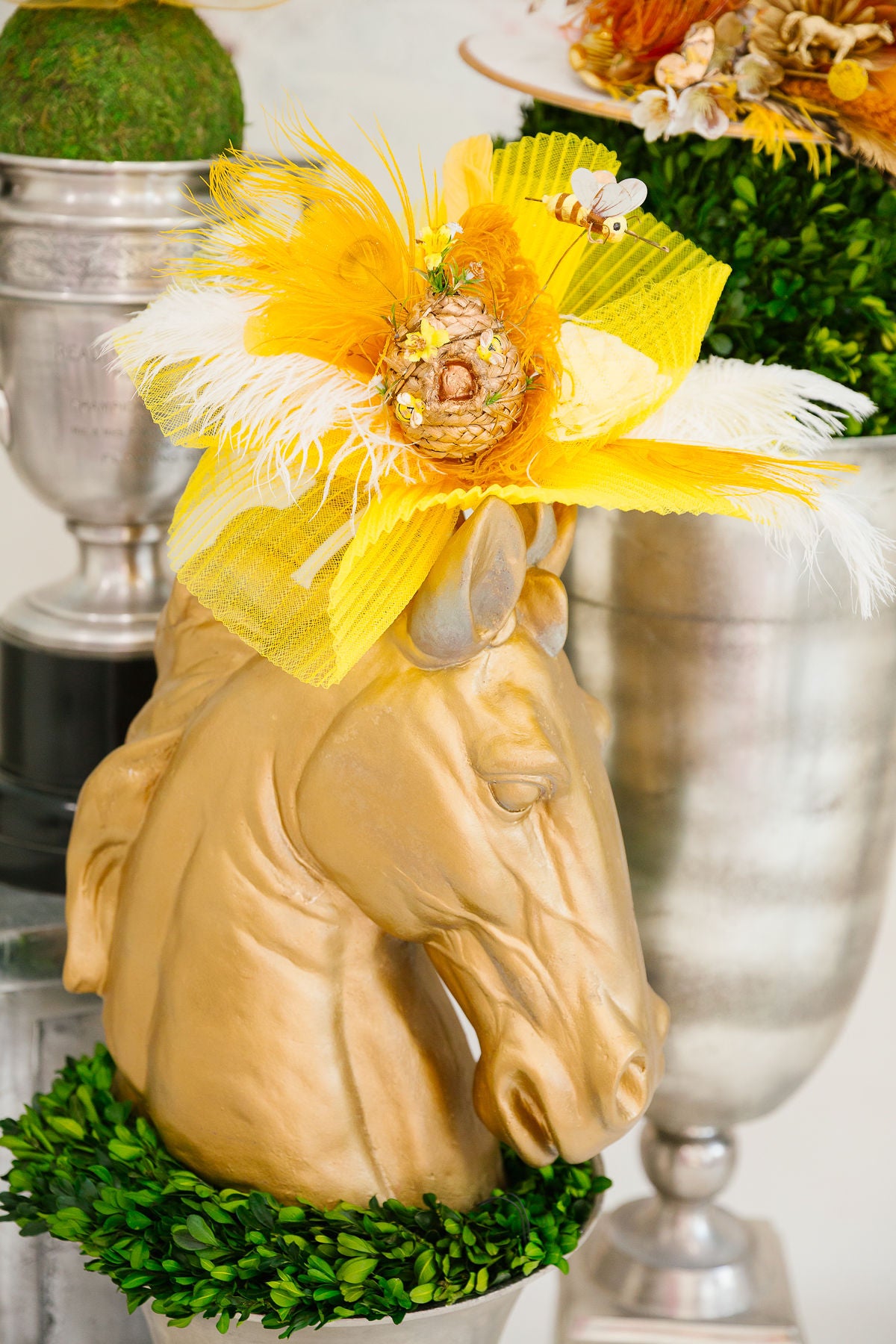 HONEY HALO FASCINATOR (ONE OF A KIND) FASCINATOR Judith March