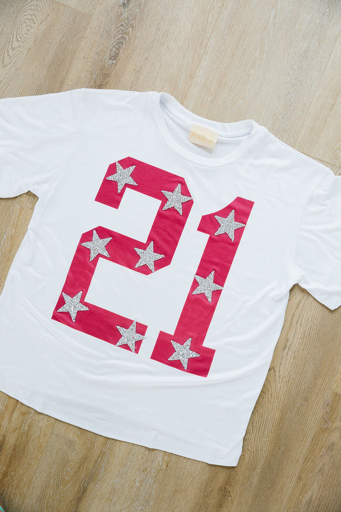 CUSTOM NUMBER TOPS TOP Judith March SMALL TEE  