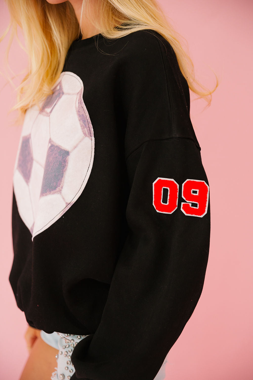 CUSTOM SOCCER PATCH NUMBER PULLOVER PULLOVER Judith March