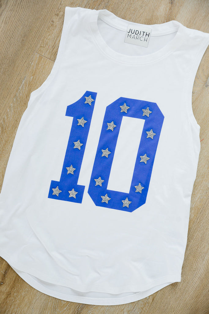 CUSTOM NUMBER TOPS TOP Judith March SMALL TANK  