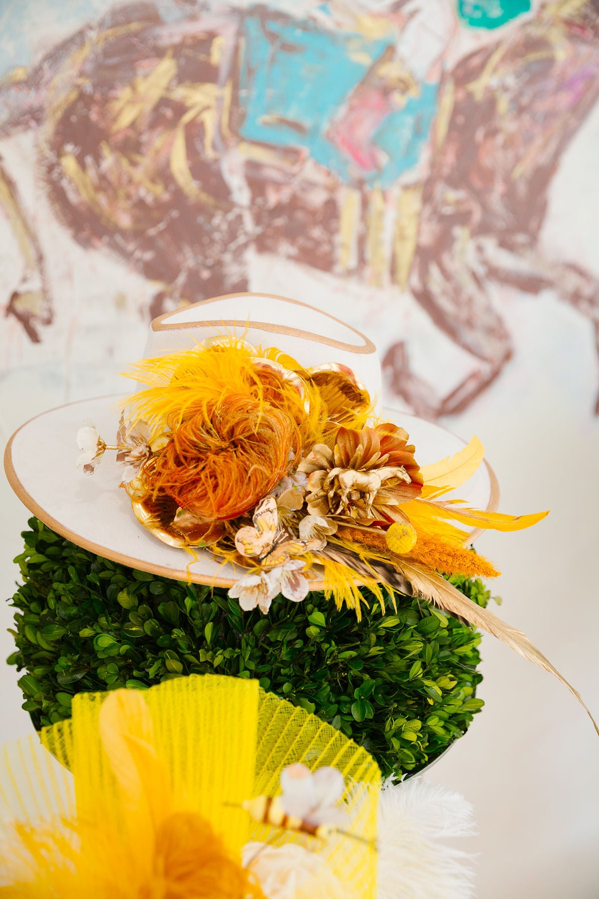 BUMBLE BLOOM RANCHER HAT (ONE OF A KIND) RANCHER HAT Judith March