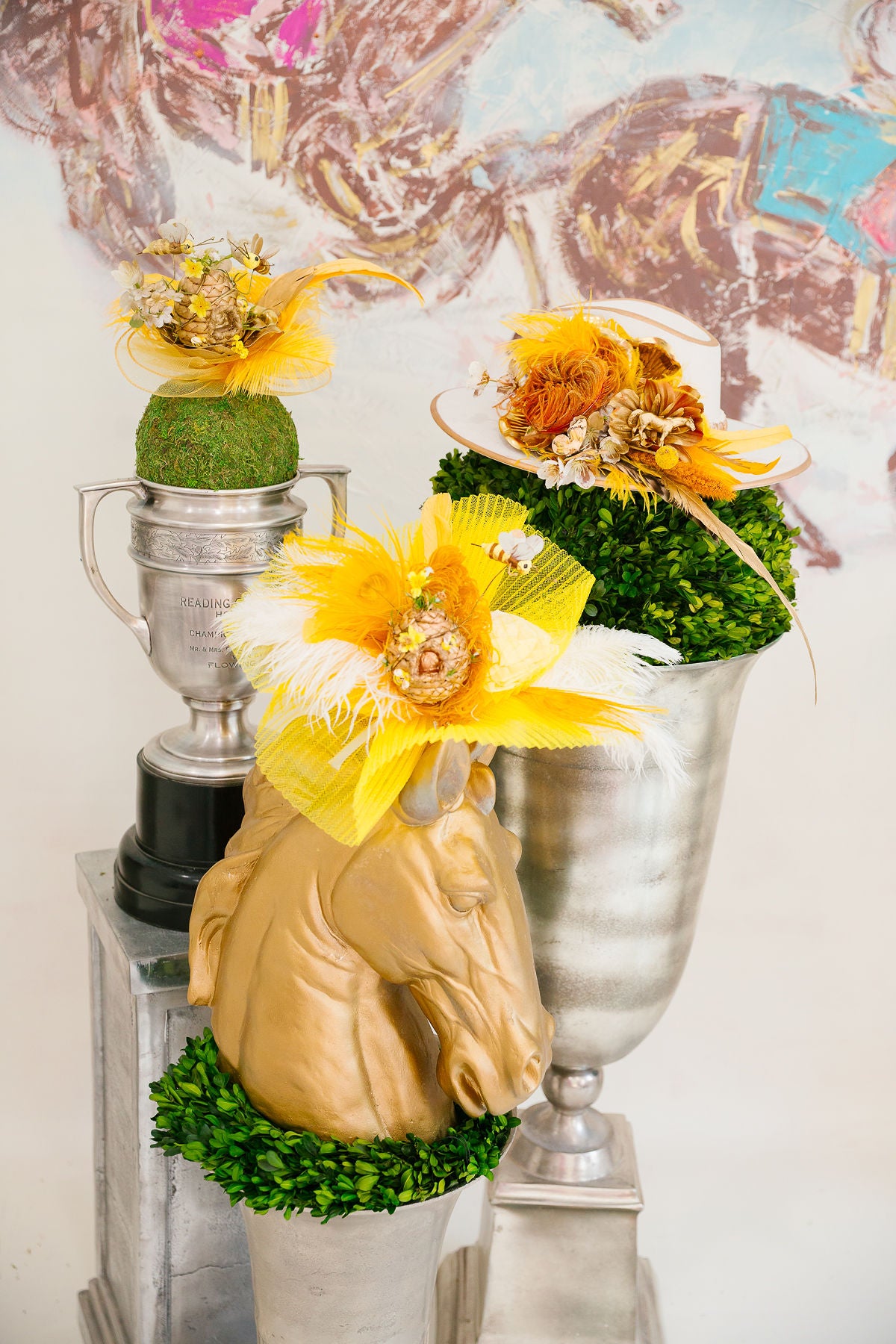 HONEY HALO FASCINATOR (ONE OF A KIND) FASCINATOR Judith March