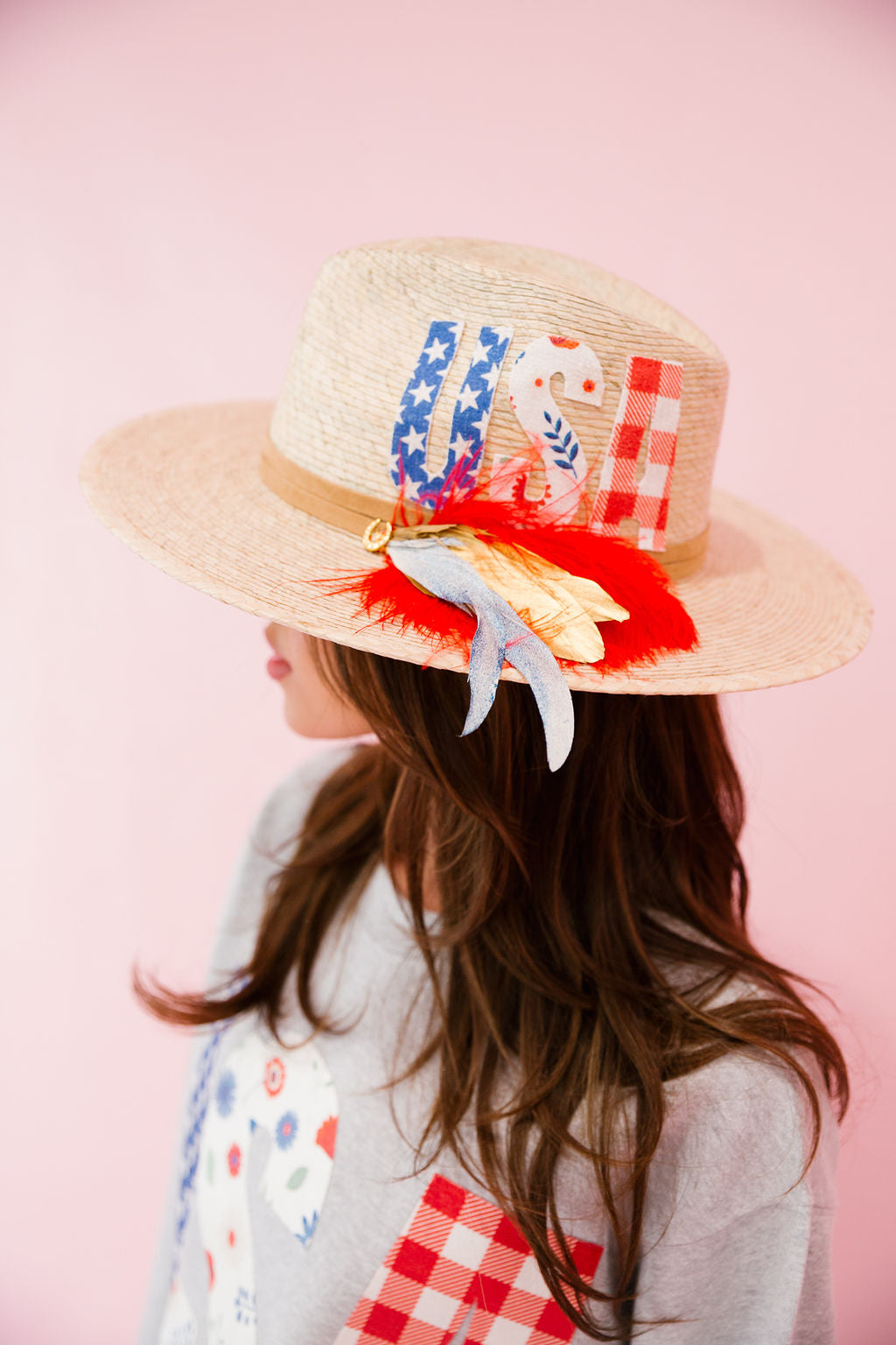 UNITED WE STAND SUN HAT RANCHER HAT Judith March