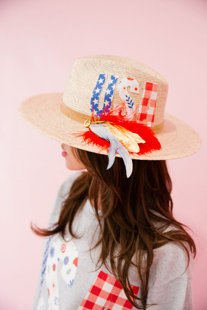 UNITED WE STAND SUN HAT RANCHER HAT Judith March