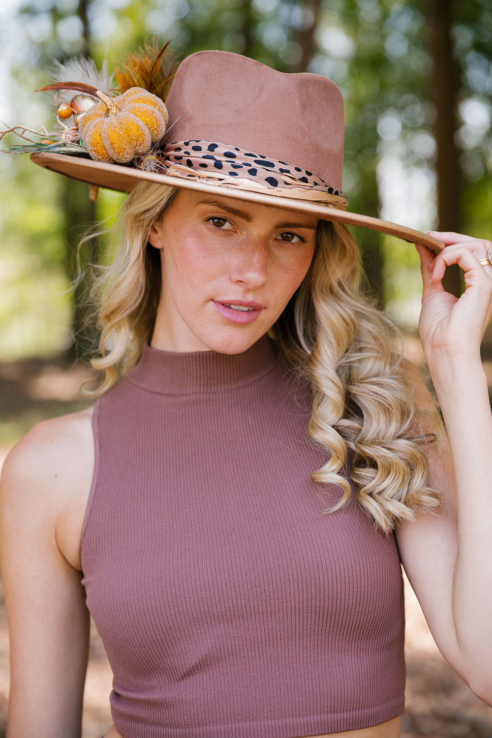 THE PEACOCK IN THE PINES RANCHER HAT