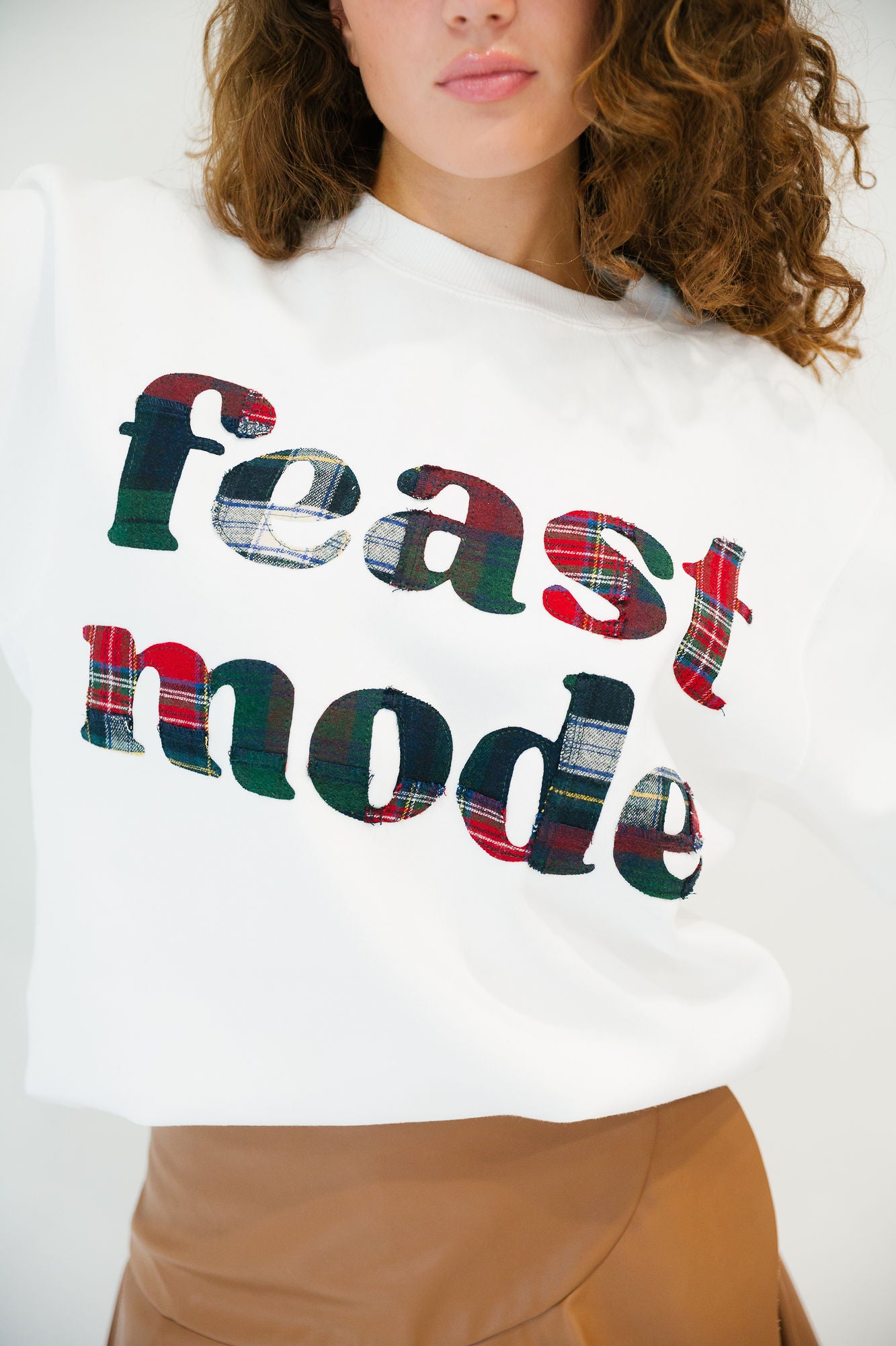 FEAST MODE PLAID PULLOVER PULLOVER Judith March
