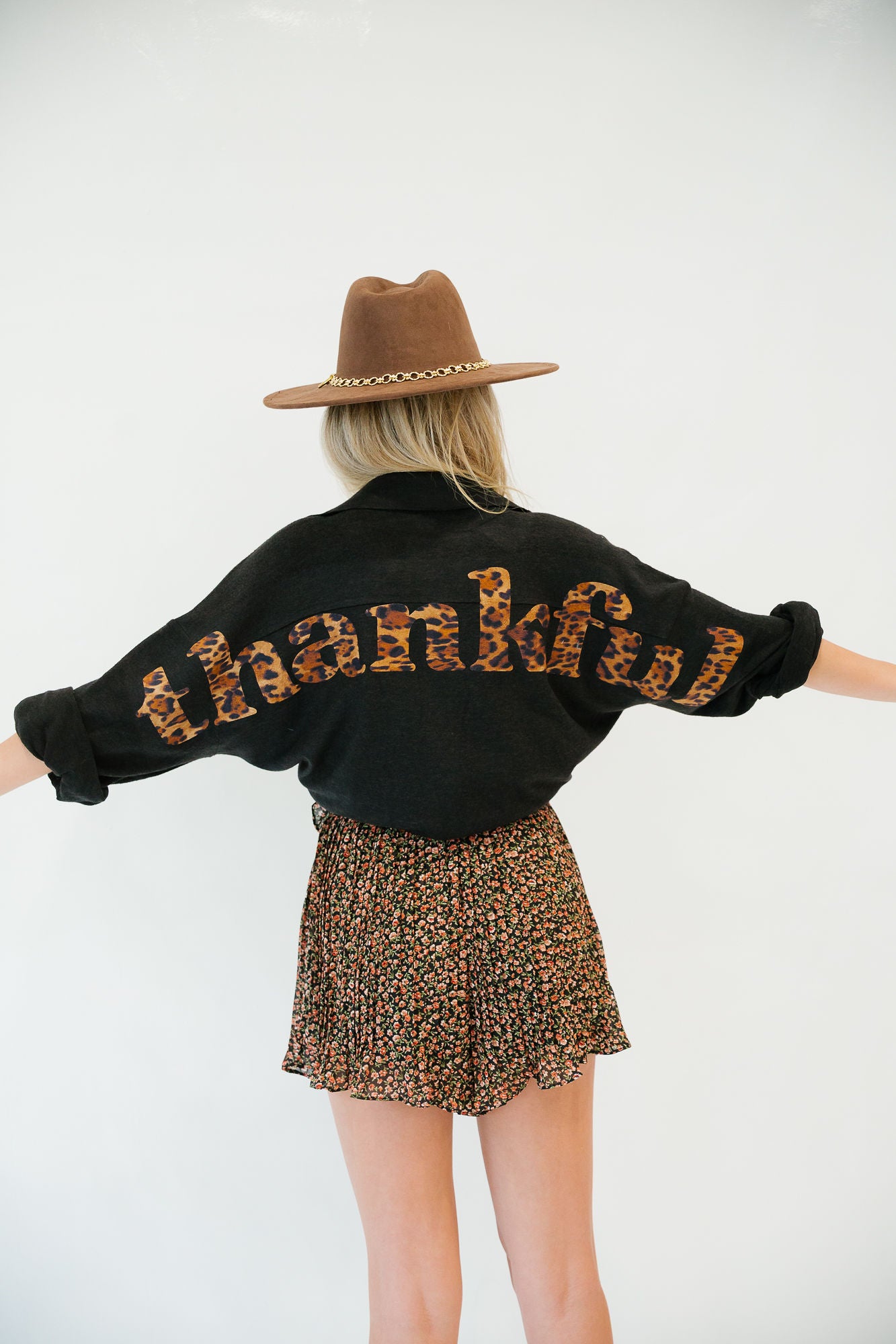 THANKFUL BLACK SHACKET JACKET Judith March