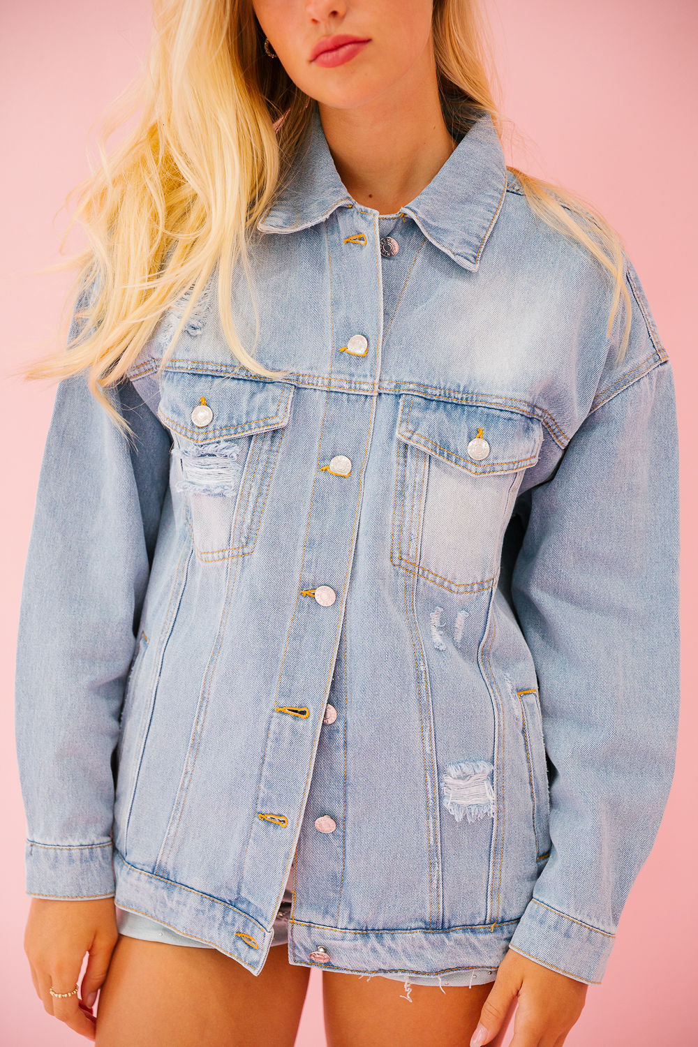 CUSTOM BASEBALL DENIM JACKET – Judith March