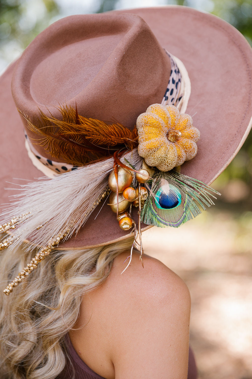 THE PEACOCK IN THE PINES RANCHER HAT