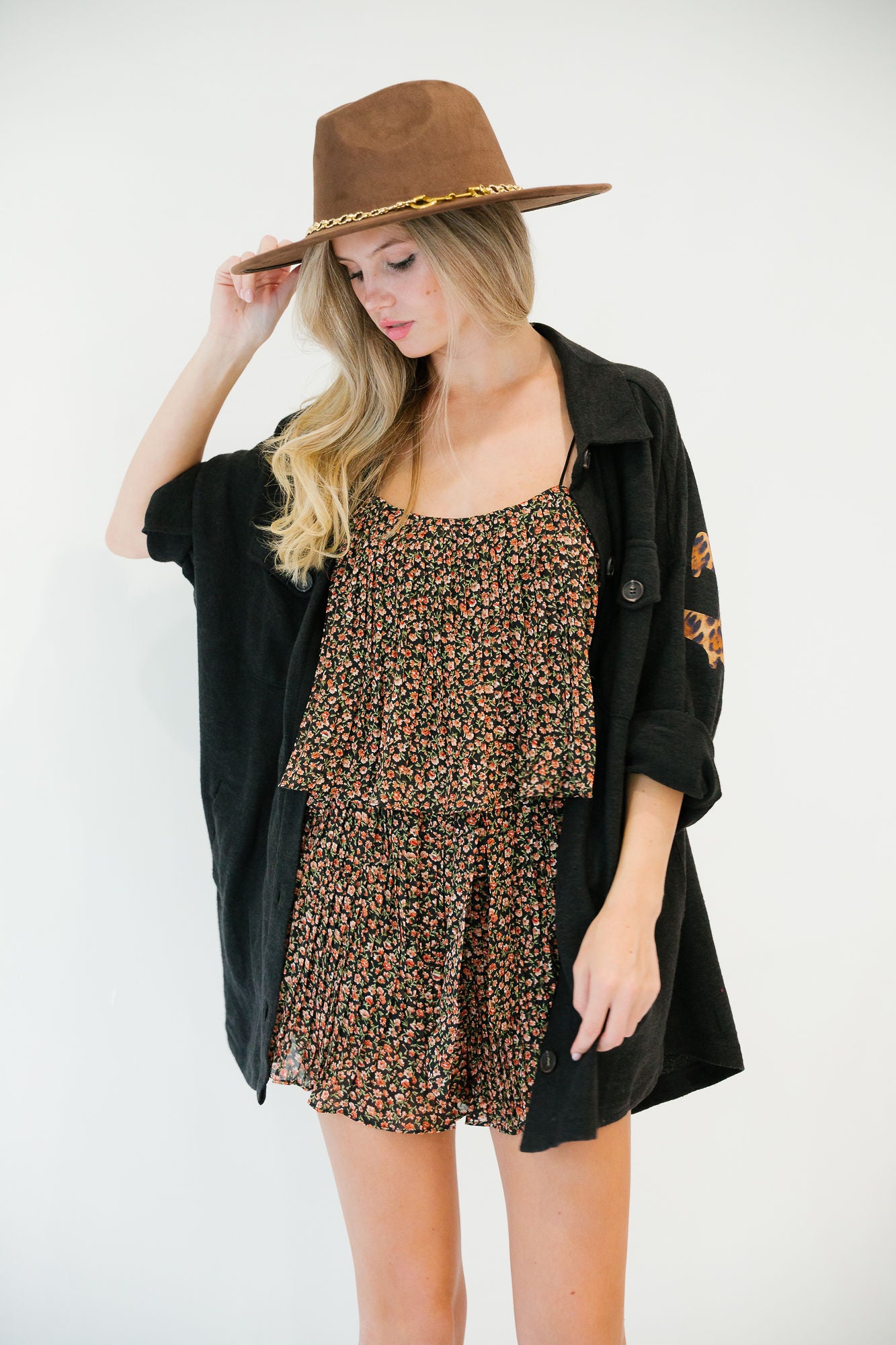 FALL FLORAL ROMPER ROMPER Judith March