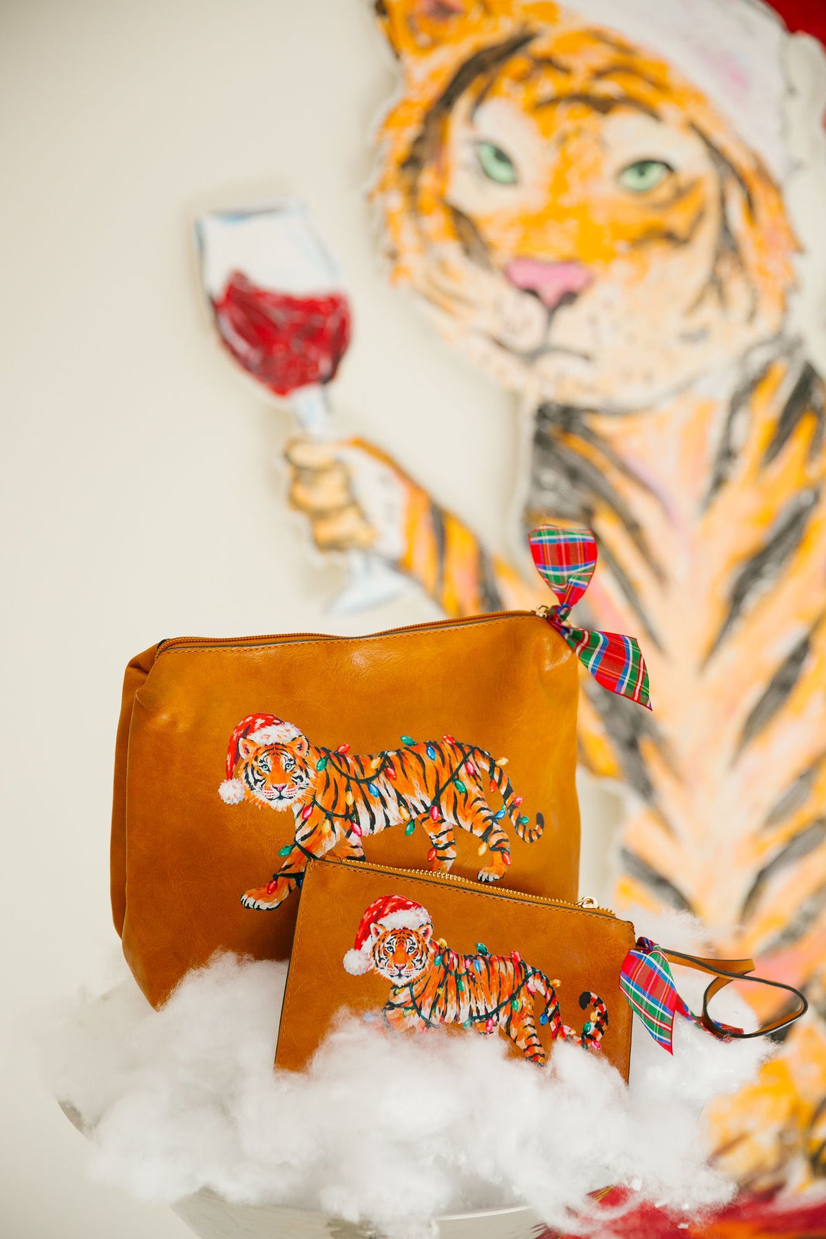WILD ABOUT CHRISTMAS LEATHER BAGS TERRY BAG Judith March