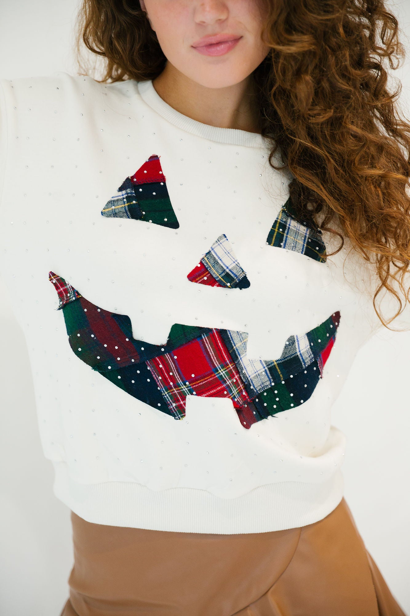 HOLIDAY PUMPKIN SWEATER PULLOVER Judith March