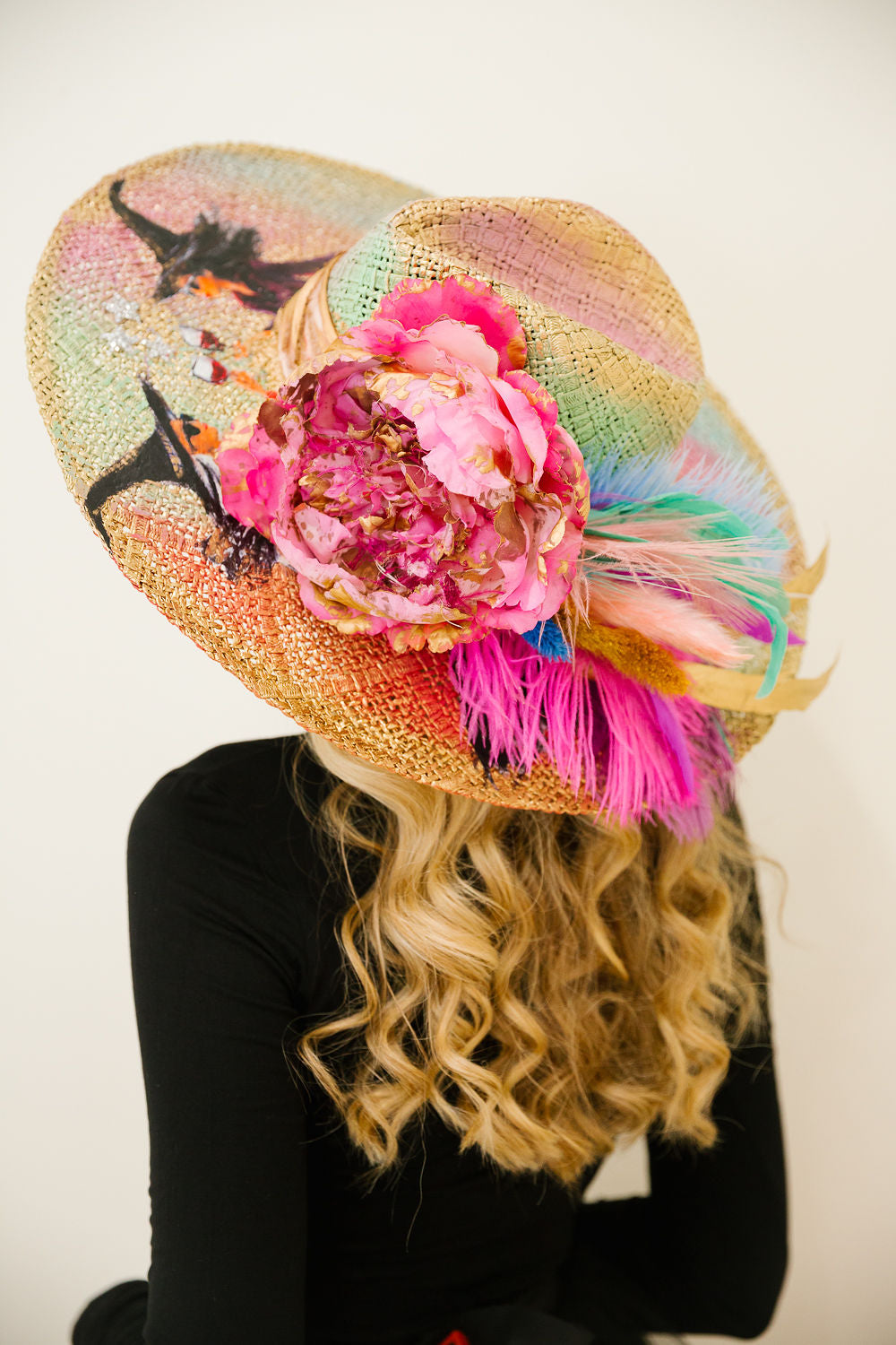 ENCHANTED HAPPY HOUR RANCHER HAT TRUCKER HAT Judith March