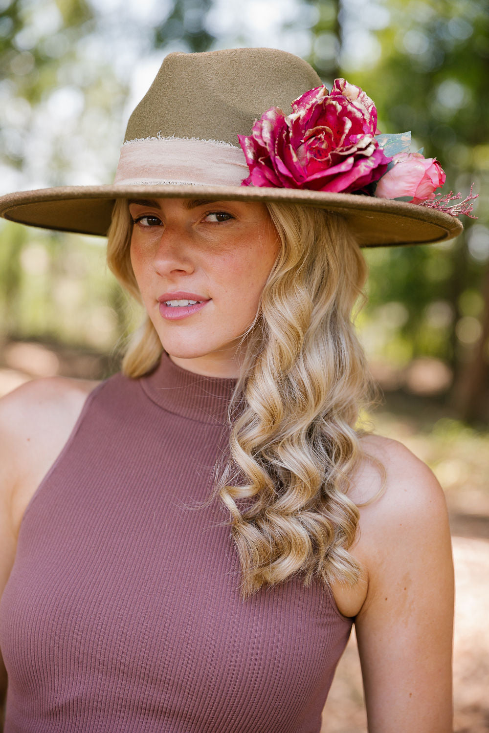 THE AUTUMN BLOSSOM RANCHER HAT RANCHER HAT Judith March