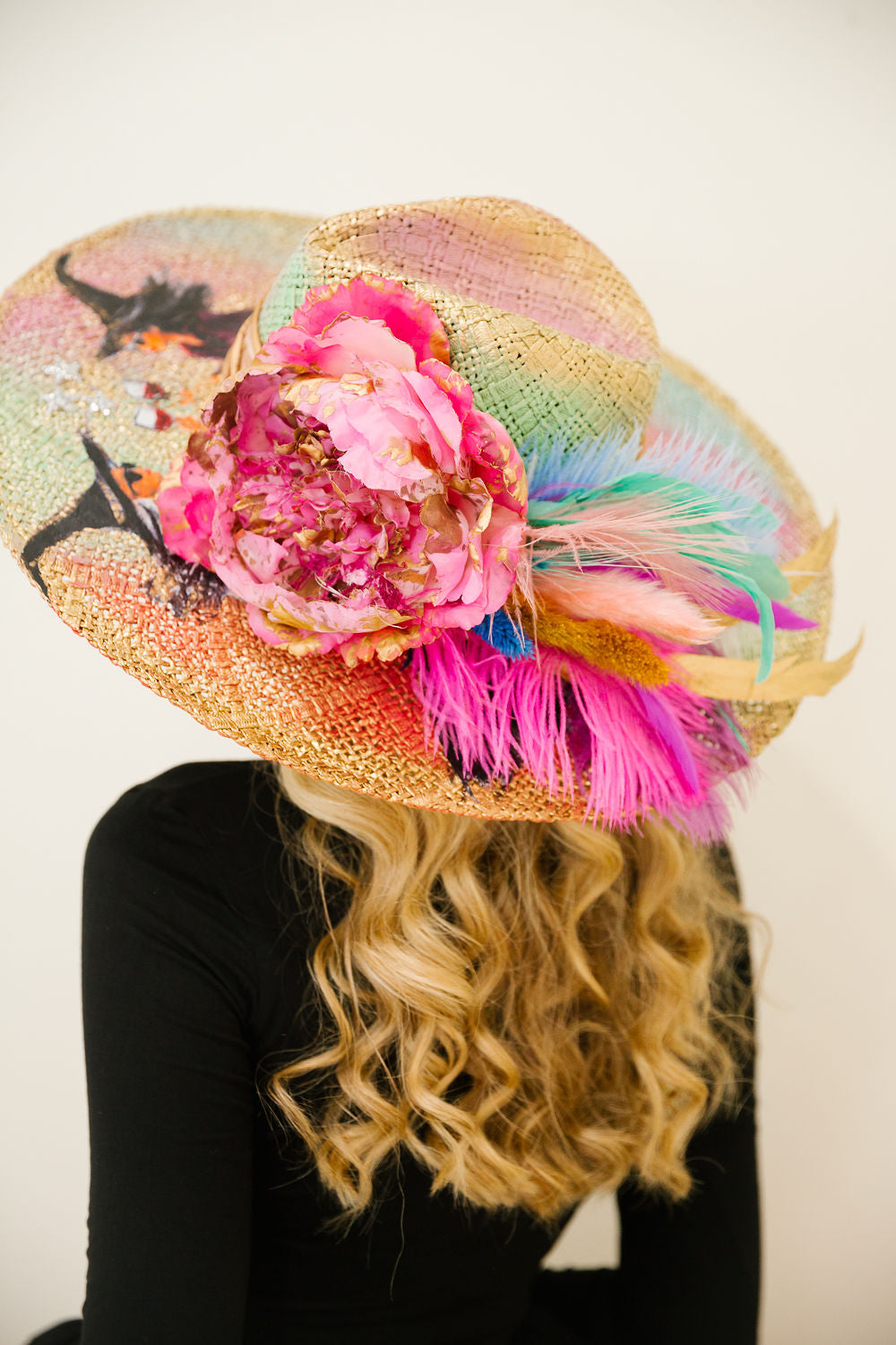 ENCHANTED HAPPY HOUR RANCHER HAT TRUCKER HAT Judith March