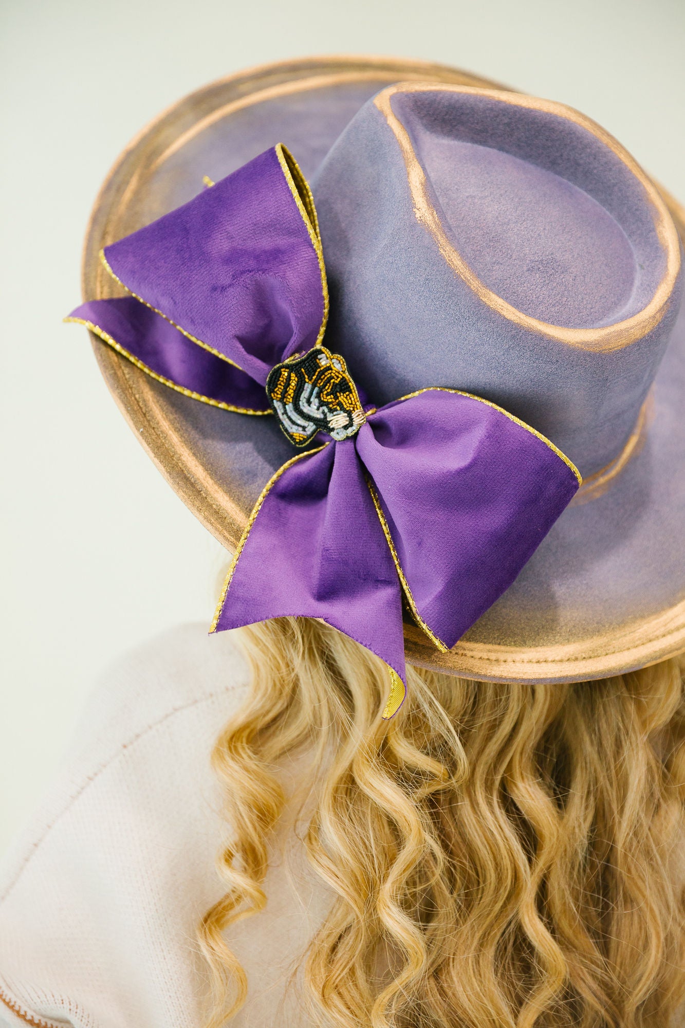 TIGER BOW PURPLE RANCHER HAT – Judith March