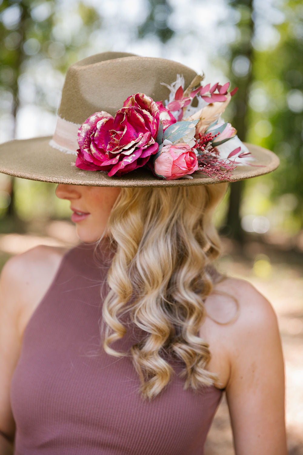 THE AUTUMN BLOSSOM RANCHER HAT RANCHER HAT Judith March