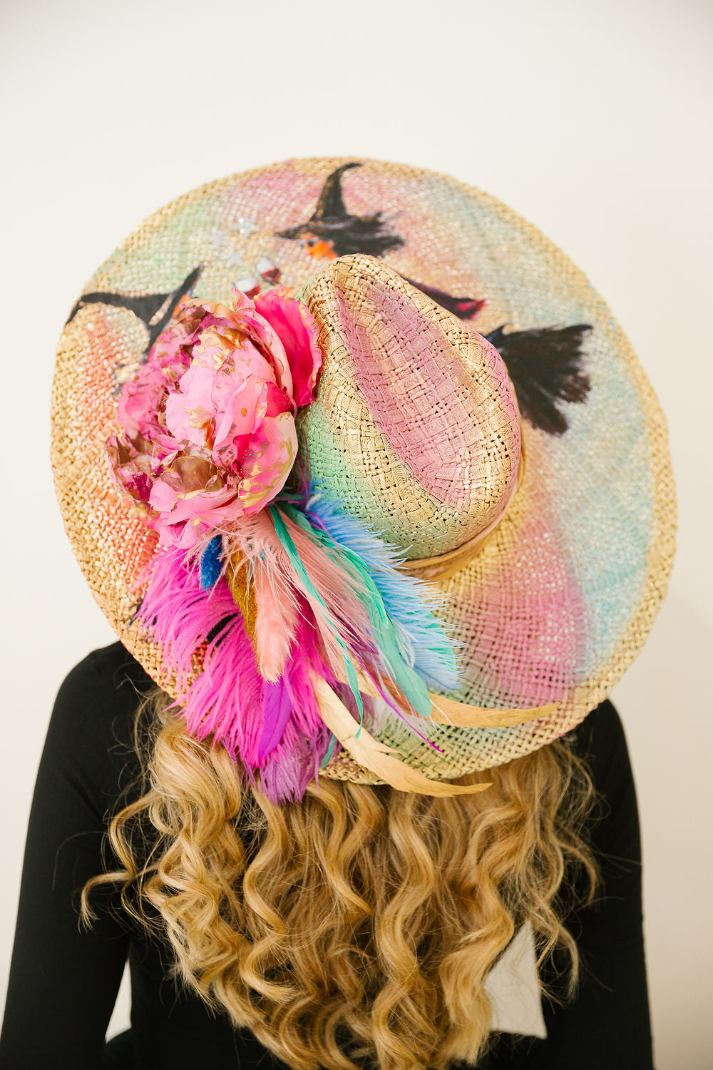 ENCHANTED HAPPY HOUR RANCHER HAT TRUCKER HAT Judith March