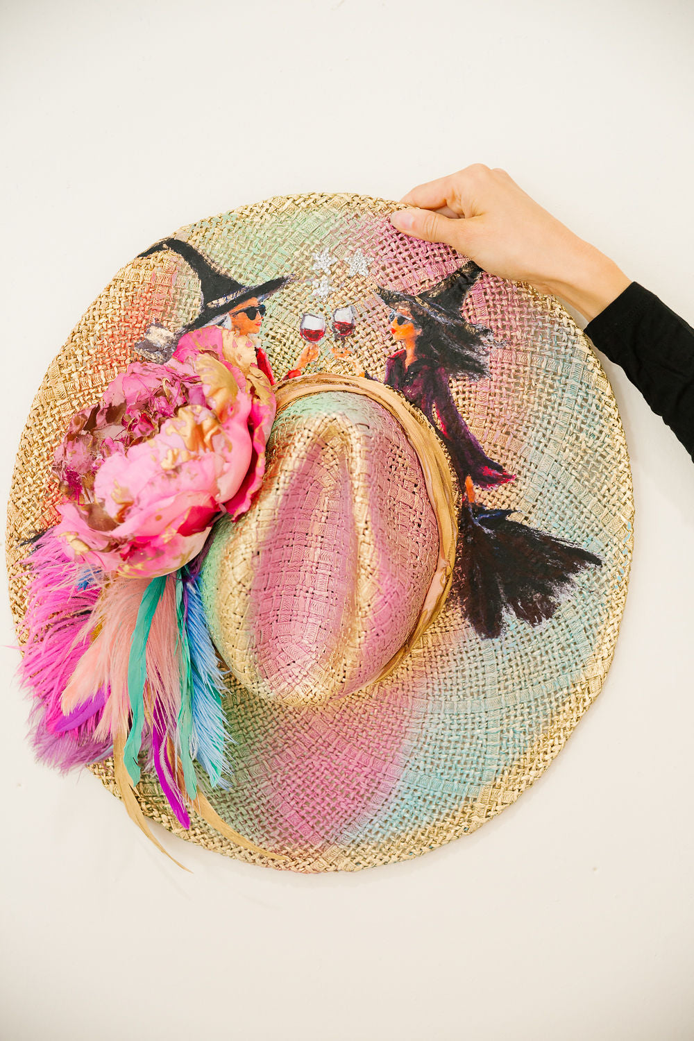 ENCHANTED HAPPY HOUR RANCHER HAT TRUCKER HAT Judith March
