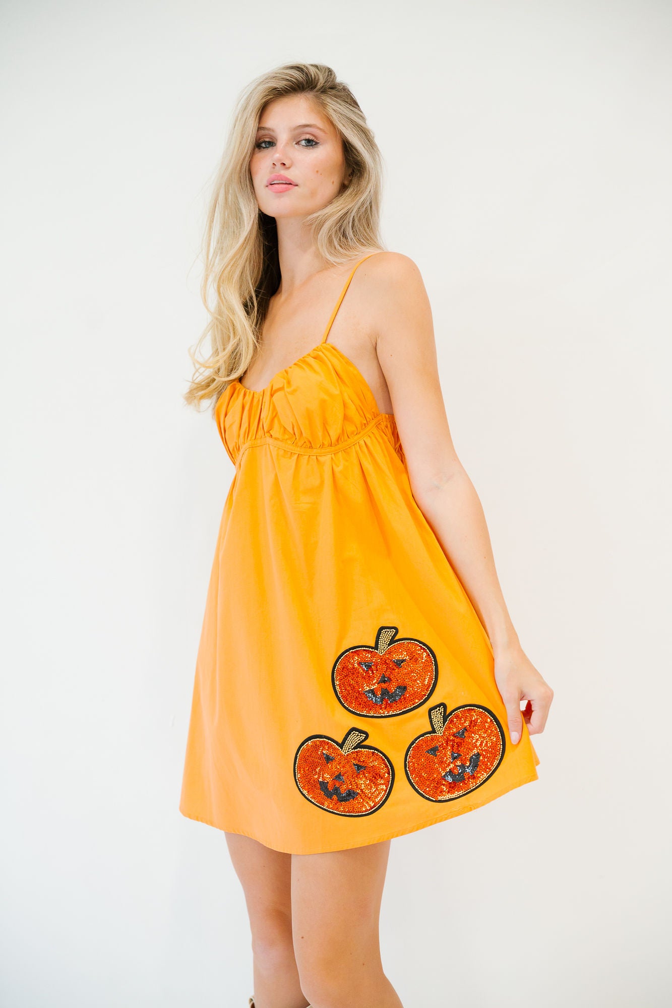 PICK OF THE PATCH ORANGE DRESS DRESS Judith March