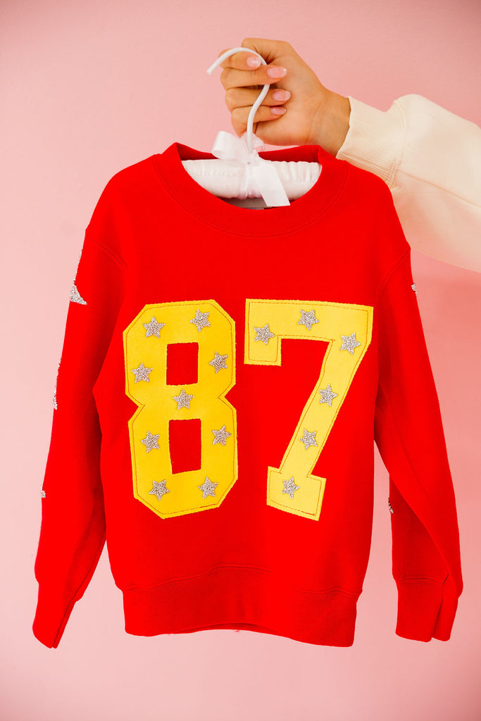 MINI KIDS CUSTOM NUMBER PATCH PULLOVER PULLOVER Judith March