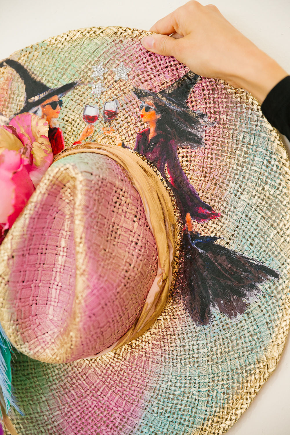 ENCHANTED HAPPY HOUR RANCHER HAT TRUCKER HAT Judith March