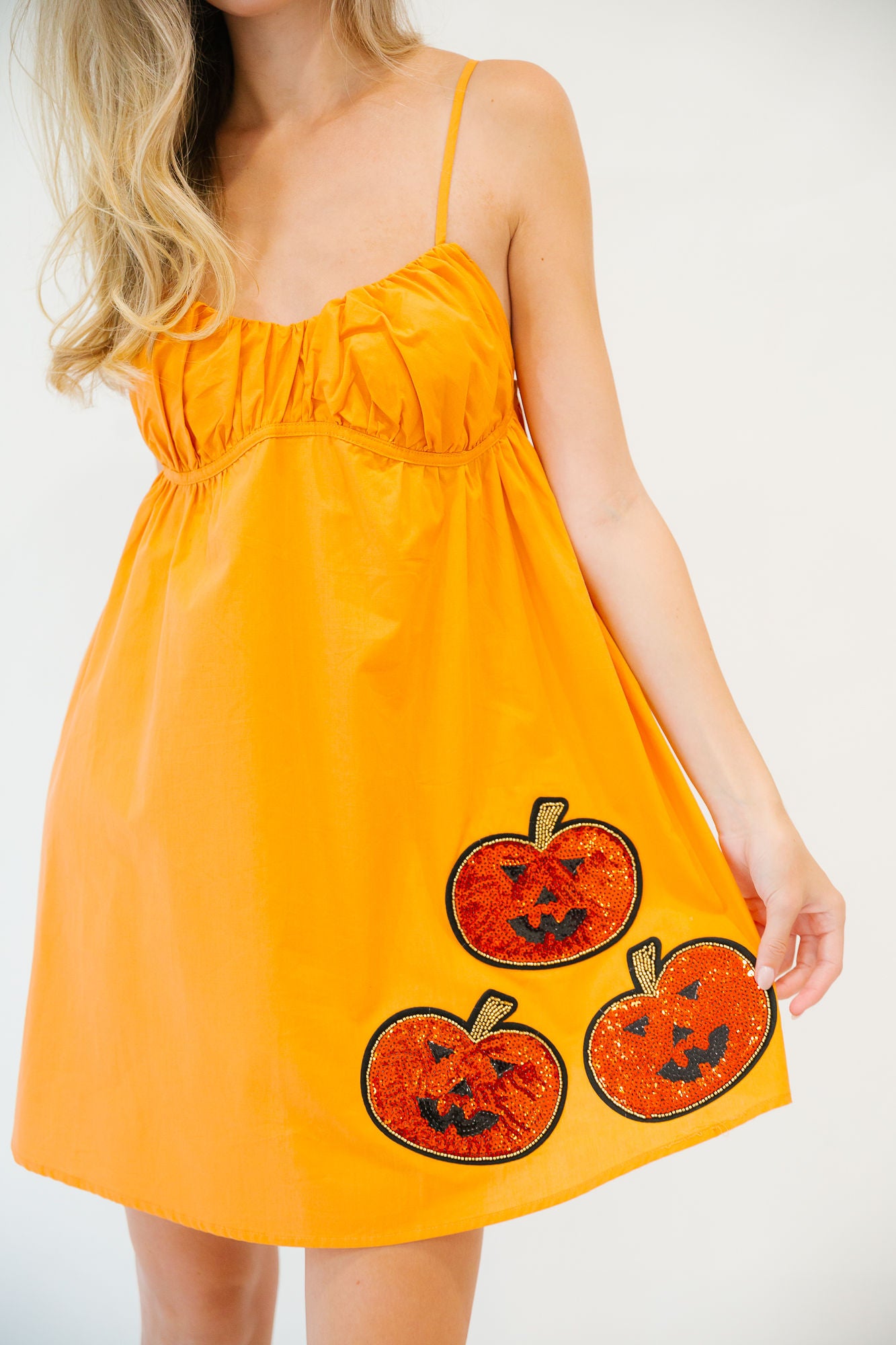 PICK OF THE PATCH ORANGE DRESS DRESS Judith March