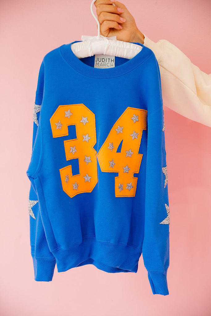 MINI KIDS CUSTOM NUMBER PATCH PULLOVER PULLOVER Judith March