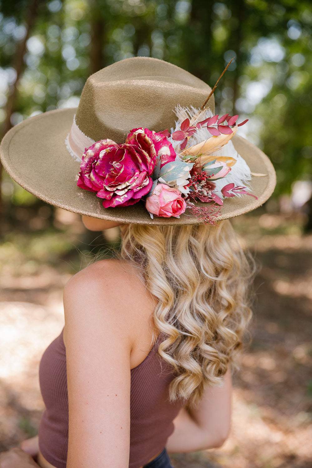 THE AUTUMN BLOSSOM RANCHER HAT RANCHER HAT Judith March