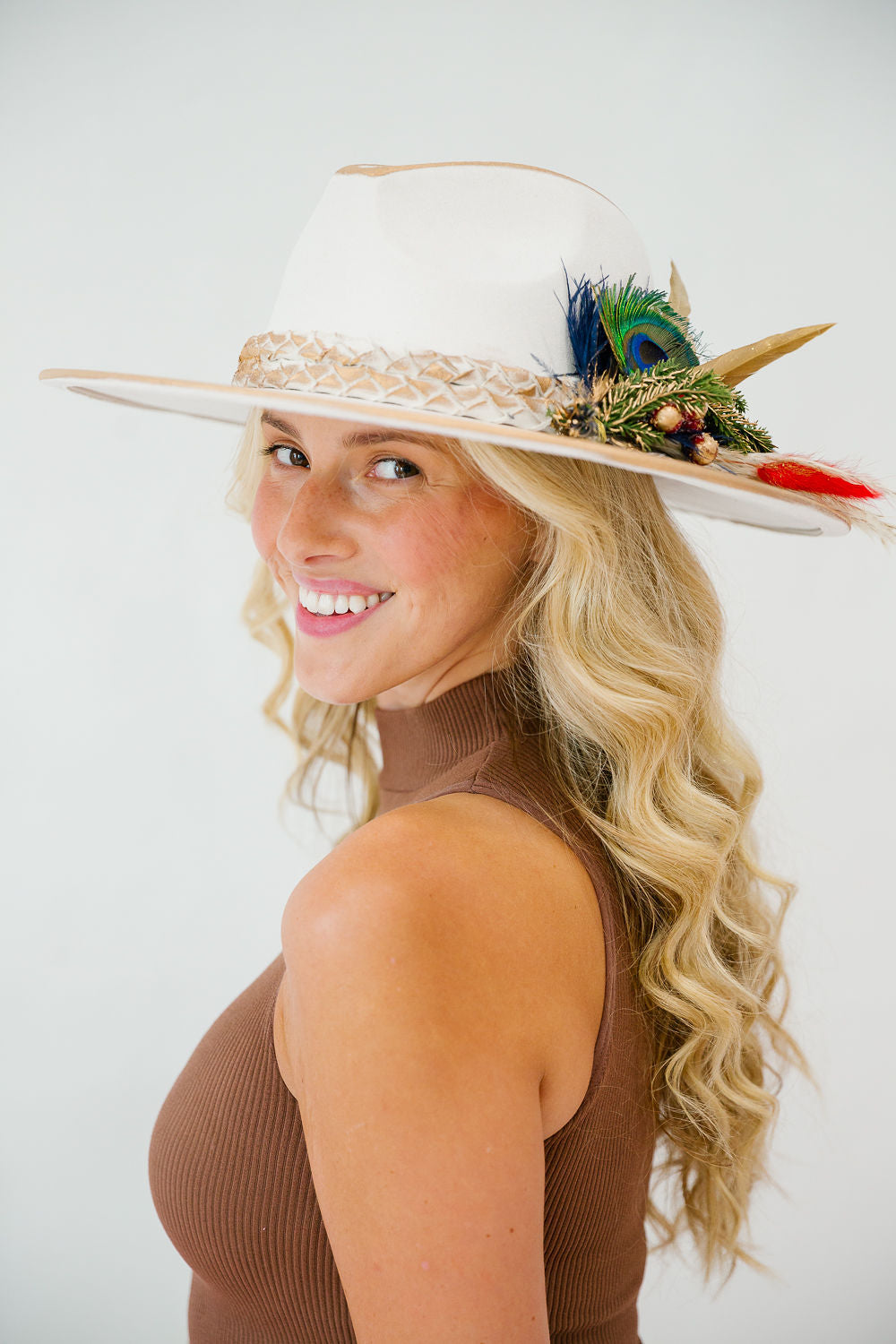 SLEIGH RIDE CREAM RANCHER HAT RANCHER HAT Judith March