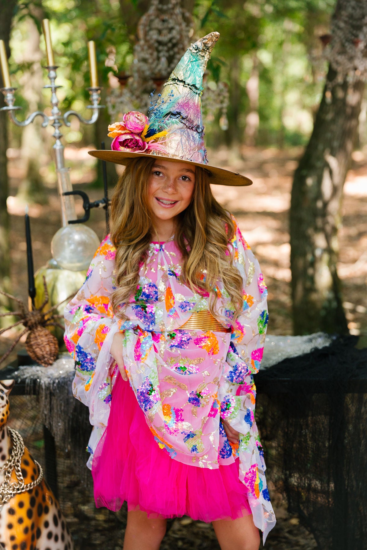 MINI KIDS THE WEB OF WHIMSY WITCH HAT (ONE OF A KIND)