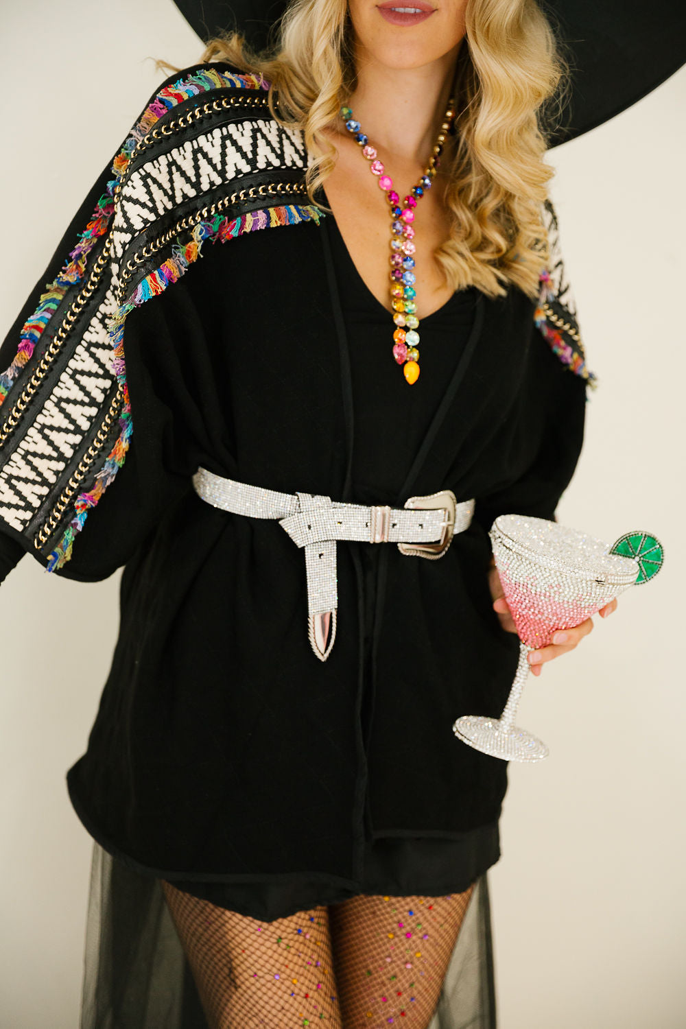 WITCH'S NIGHT OUT AZTEC CARDIGAN PULLOVER Judith March