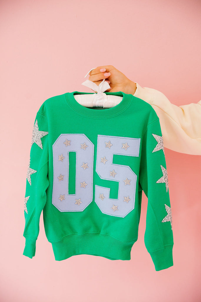 MINI KIDS CUSTOM NUMBER PATCH PULLOVER PULLOVER Judith March