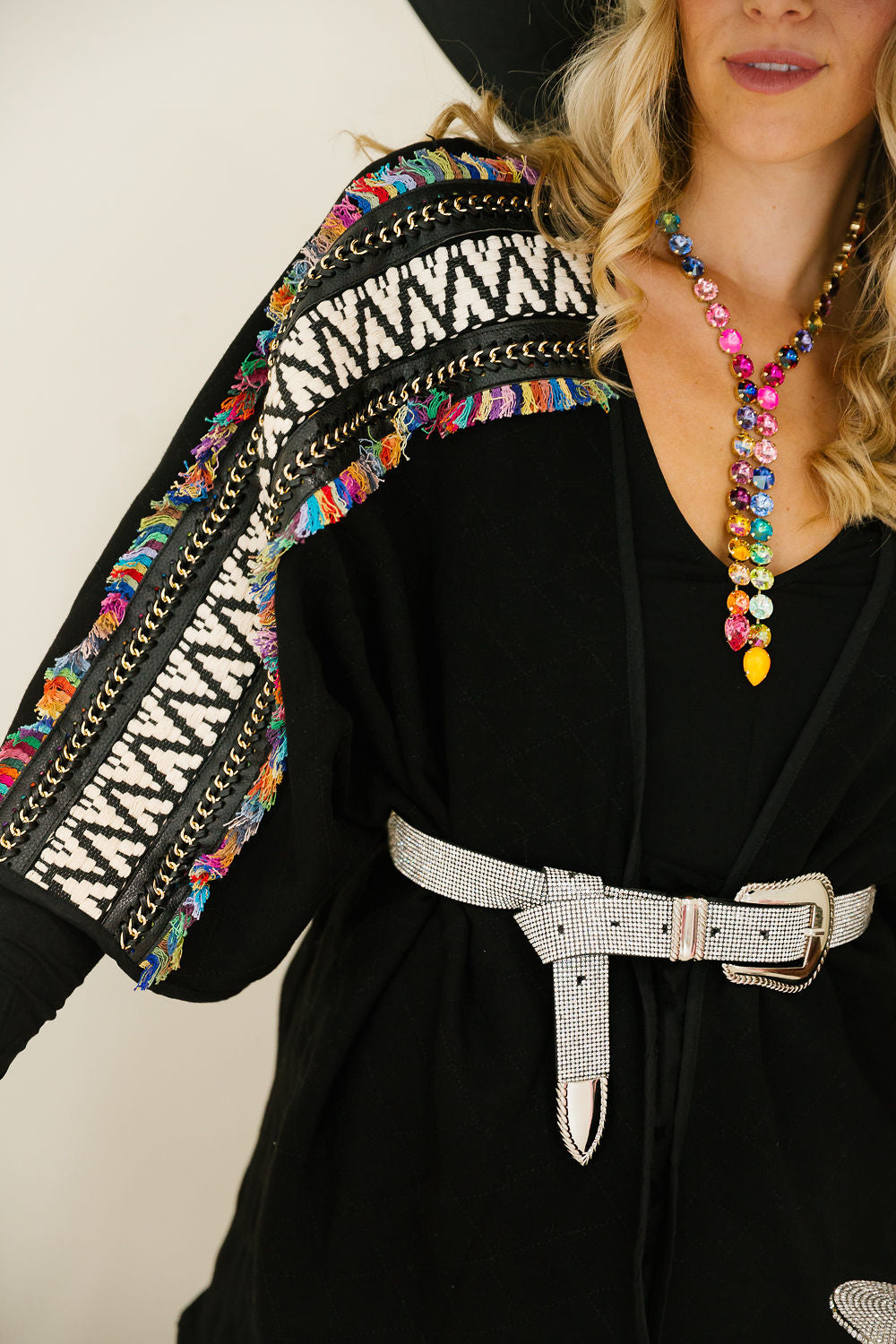 WITCH'S NIGHT OUT AZTEC CARDIGAN PULLOVER Judith March