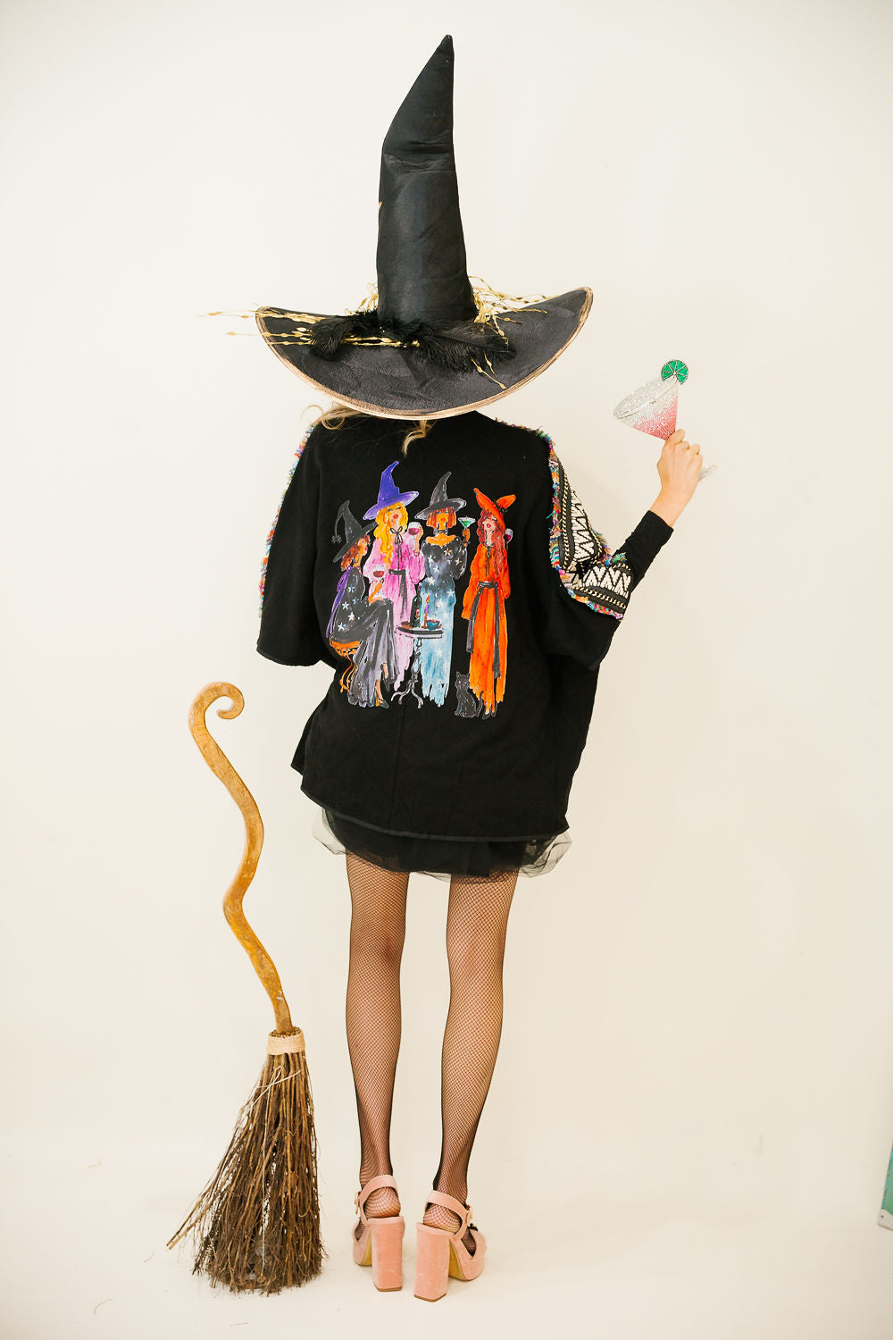 WITCH'S NIGHT OUT AZTEC CARDIGAN PULLOVER Judith March