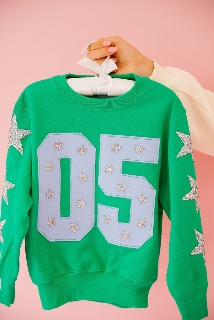 MINI KIDS CUSTOM NUMBER PATCH PULLOVER PULLOVER Judith March