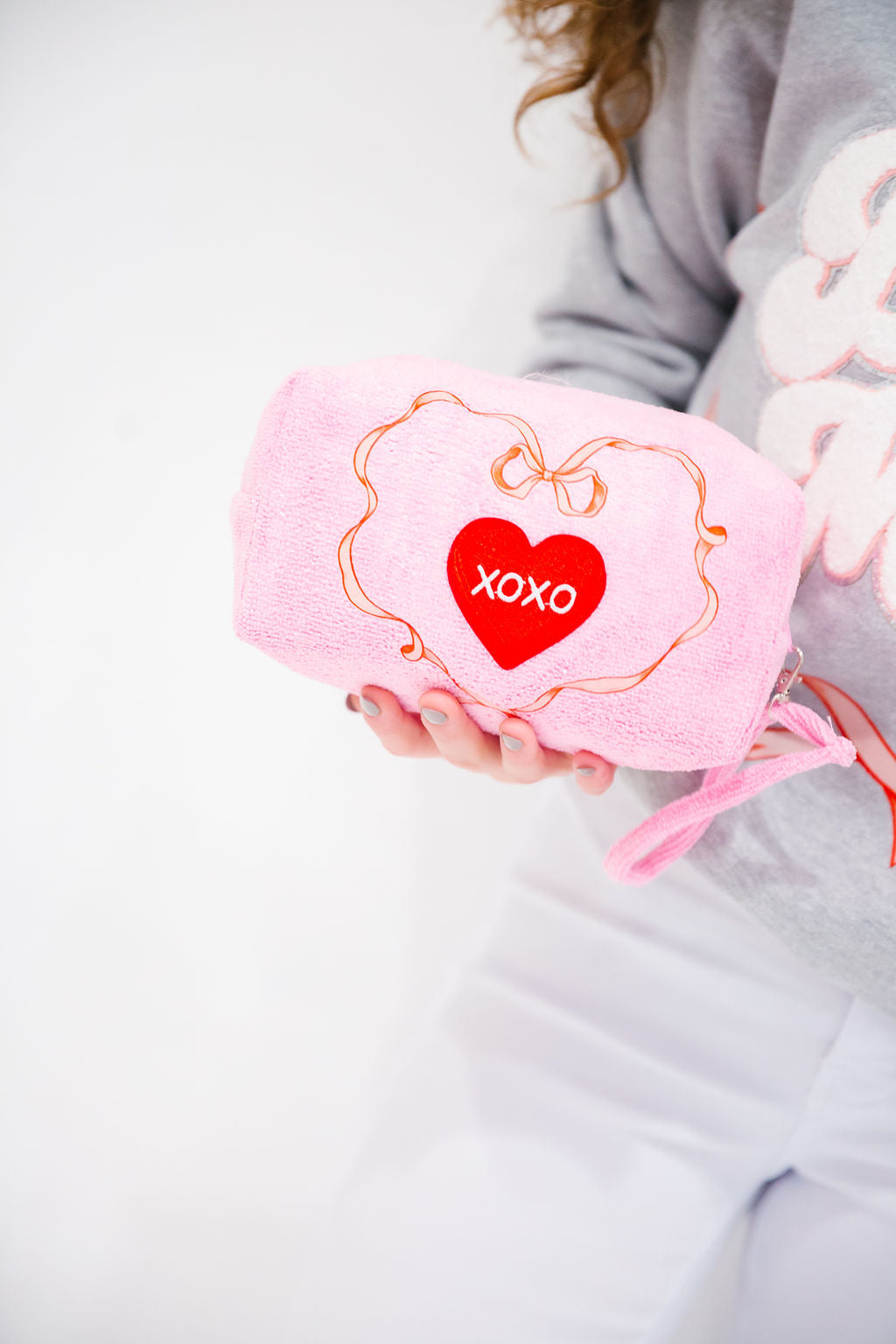 XOXO PINK TERRY BAG PURSE Judith March