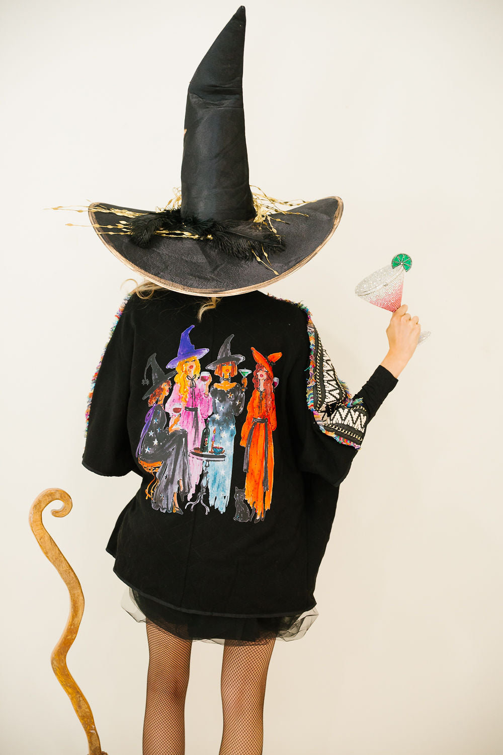 WITCH'S NIGHT OUT AZTEC CARDIGAN PULLOVER Judith March