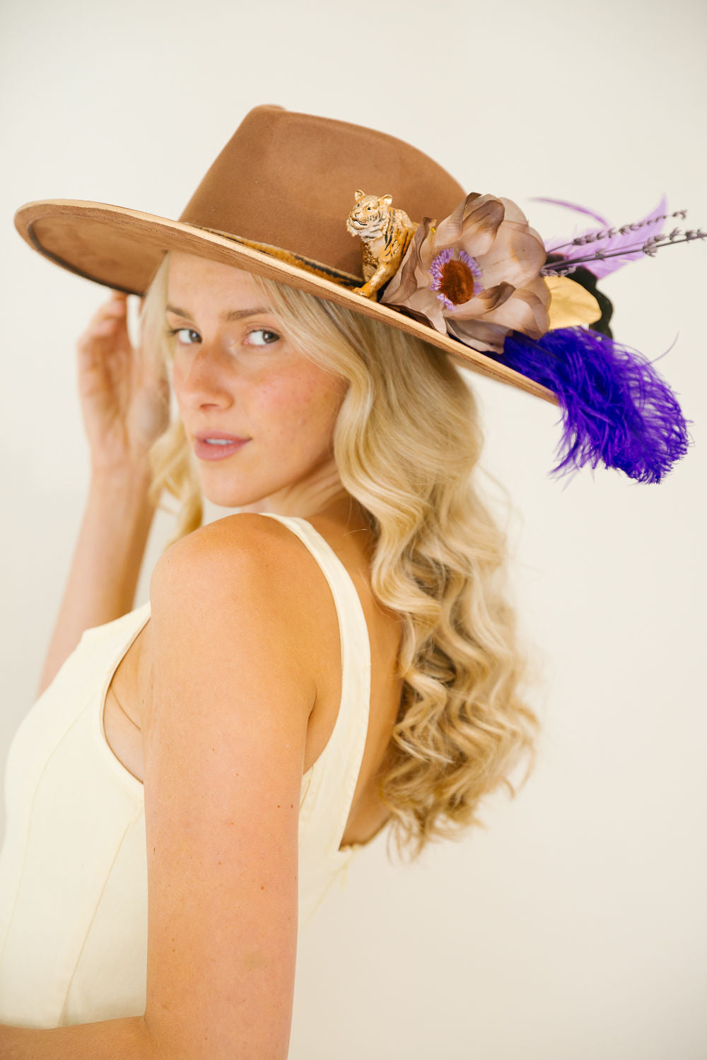 THE PURPLE PROWL RANCHER HAT RANCHER HAT Judith March