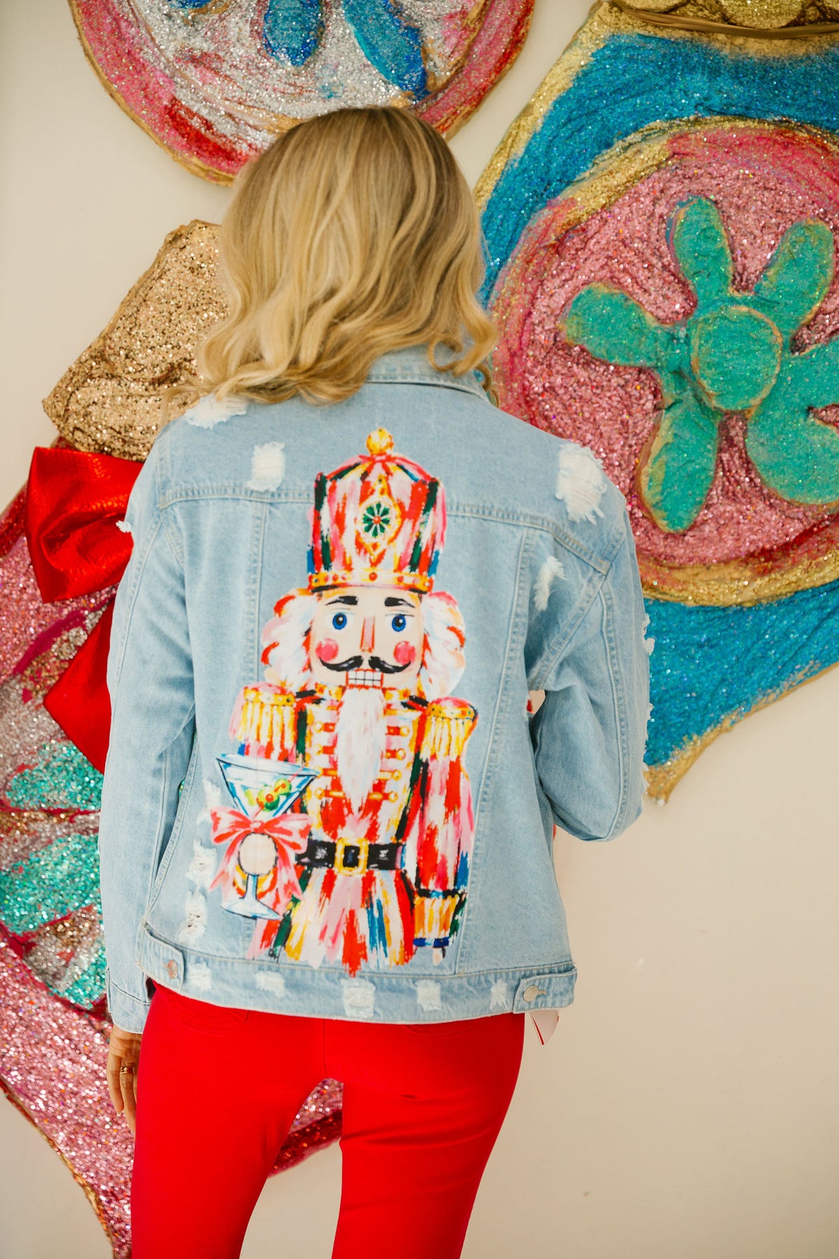 THE TIPSY TOY SOLIDER DENIM JACKET PULLOVER Judith March