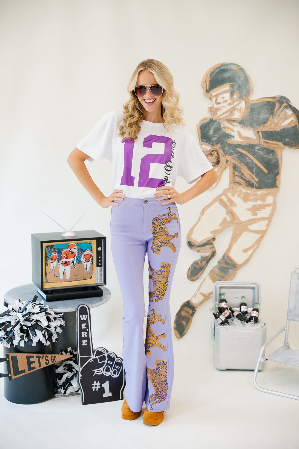 CUSTOM GAMEDAY NAME & NUMBER TEE/TANK TEE Judith March