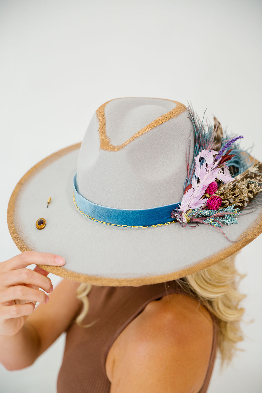 TIS THE SEASON RANCHER HAT (ONE OF A KIND)