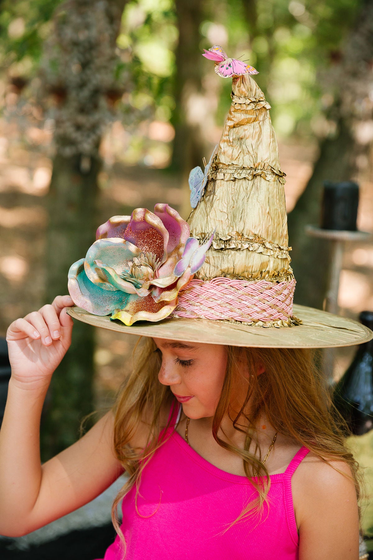 MINI KIDS BEWITCHED BUTTERFLY WITCH HAT (ONE OF A KIND)