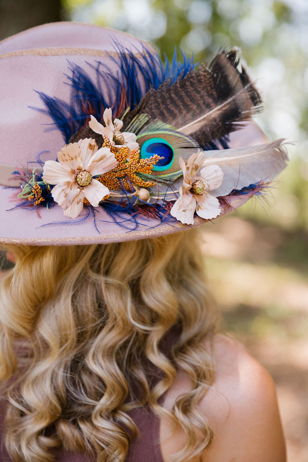THE LILAC & LEAVES RANCHER HAT RANCHER HAT Judith March