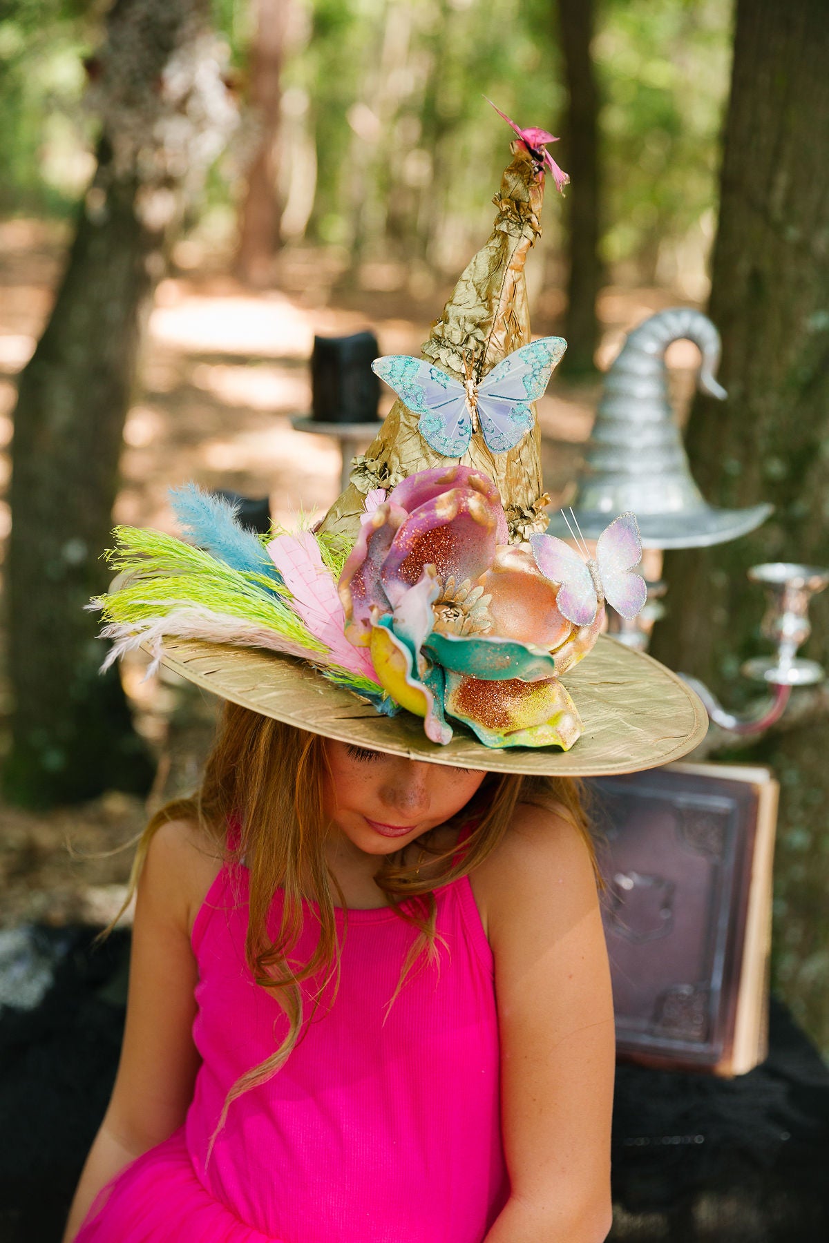 MINI KIDS BEWITCHED BUTTERFLY WITCH HAT (ONE OF A KIND)