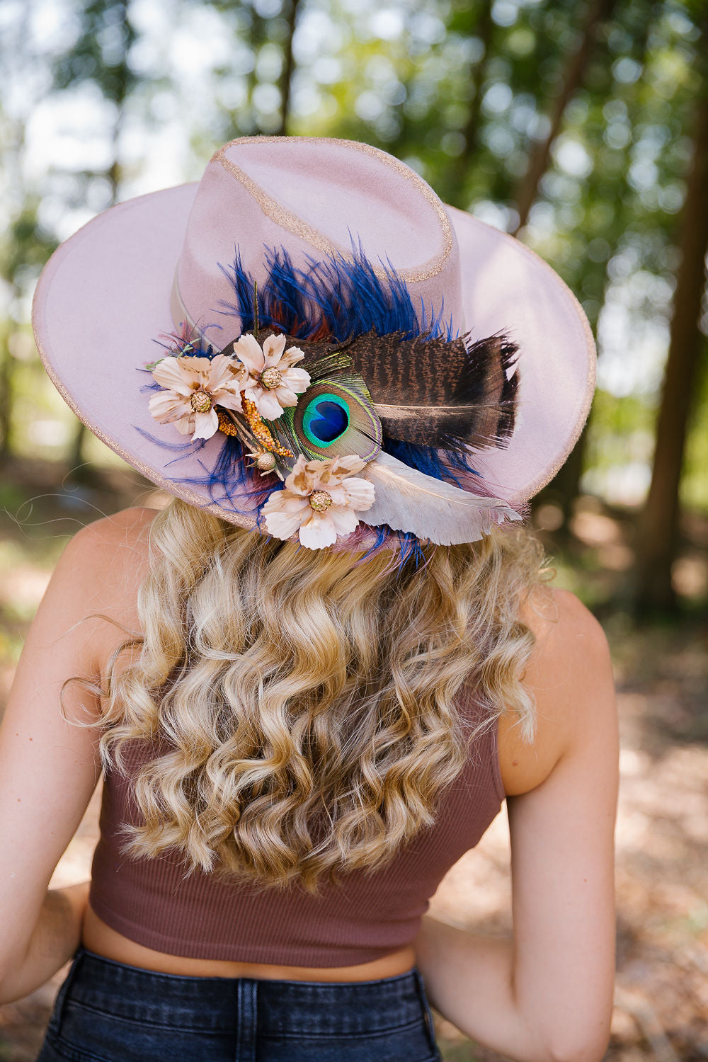 THE LILAC & LEAVES RANCHER HAT RANCHER HAT Judith March