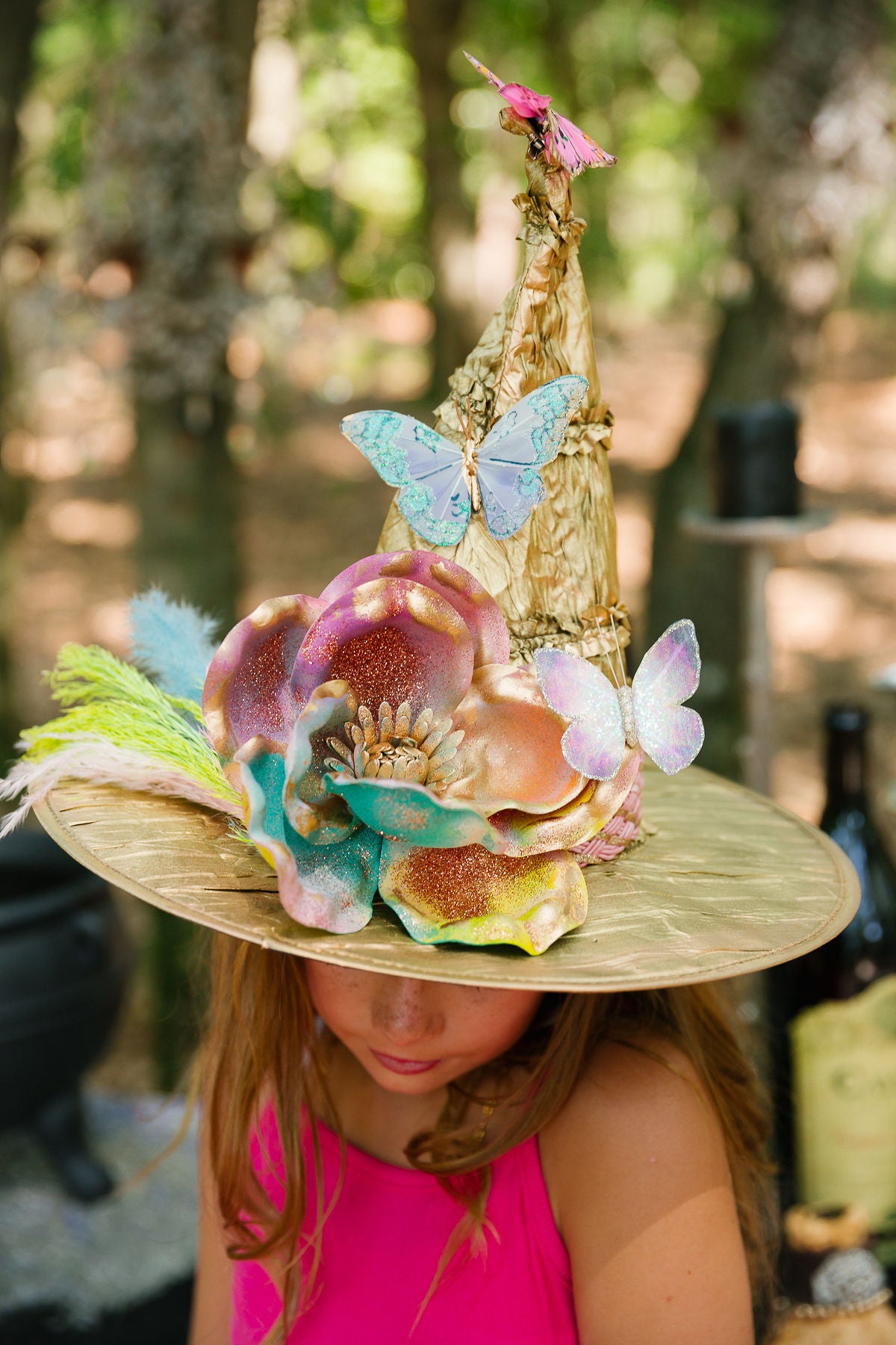 MINI KIDS BEWITCHED BUTTERFLY WITCH HAT (ONE OF A KIND)